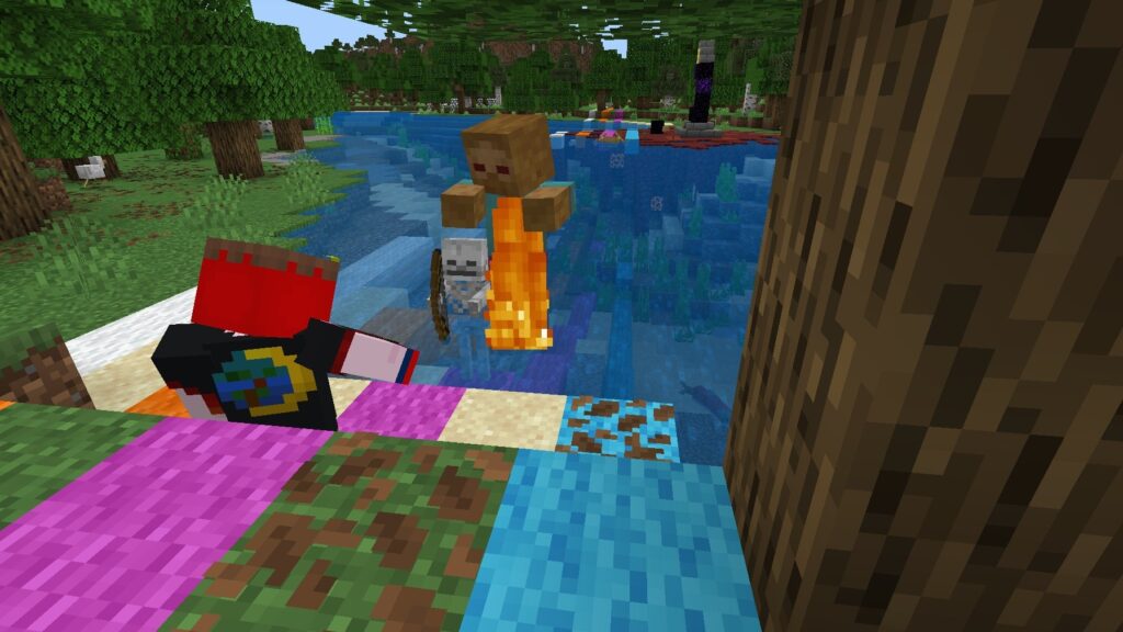 行く手にMOBが出て絶体絶命の図